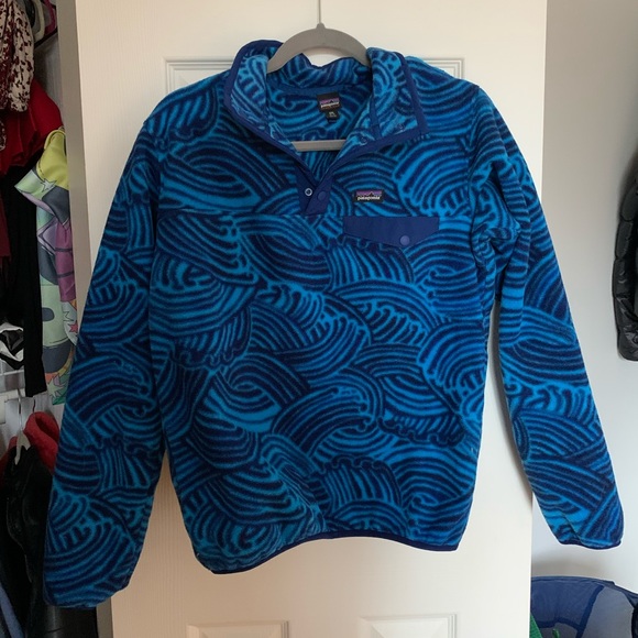 Patagonia Other - BOYS XXL BLUE SWIRL SNAPT PATAGONIA